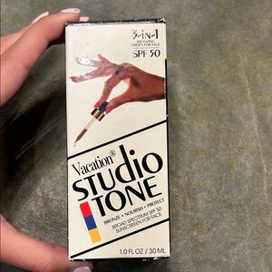 Vacation Studio Tone 3-in-1 Bronzing Drops for Face,SPF 50